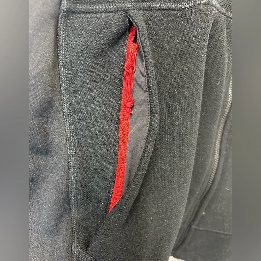 The North Face Mens Jacket Full Zip Stealth Byron Performance Fleece Black M